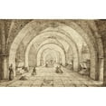 thumbnail image 3 of François-Marius Granet 18x13 Black Modern Framed Museum Art Print Titled - Interior of the Tomb of Louis Phillippe and the Orleans Family (1845), 3 of 5