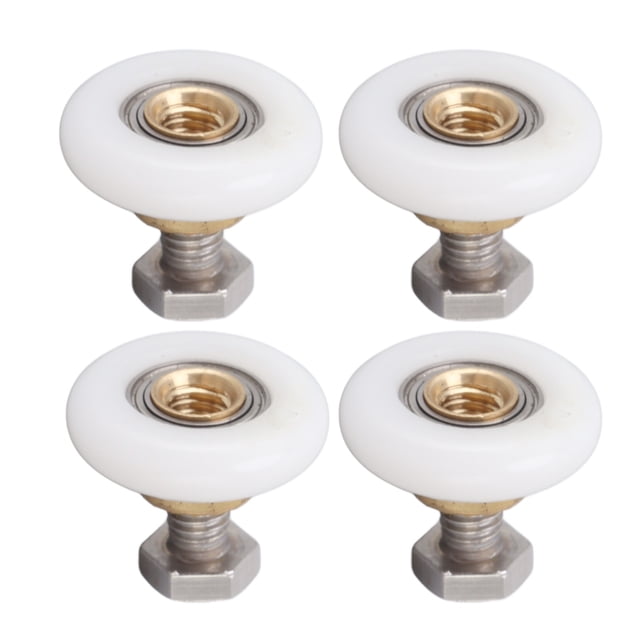 4 Set Shower Door Rollers Wheels Nylon Stainless Steel Copper Material Spare Parts Available