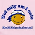 thumbnail image 2 of CafePress - Not Only Am I Cute I'm El Salvadorian Too! Infant - Baby Light Bodysuit, Size Newborn - 24 Months, 2 of 4