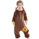 thumbnail image 2 of Cowsor Onepiece Romper Baby Boy Girl Newborn Zip Up Plush Outfit Long Sleeve Set, 2 of 7