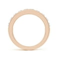thumbnail image 2 of ANGARA IGI Certified Lab Grown 1.2 Ct Diamond Half Eternity Wedding Ring for Women in 14K Rose Gold (Size-4x3mm| Color-F-G| Clarity-VS) | Anniversary, Jewelry Gift for Women | Lab-Grown Diamond Ring, 2 of 4