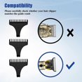 thumbnail image 1 of TShaped Trimmer Guide Combs Set for Precise Length Control, Quick SnapOn Beard Shaping Attachments, 1 of 4