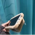 thumbnail image 4 of for iPhone 6/iPhone 6S Case Rabbit Fur Case Furry Case Plush Case Cute Luxury Protective Cover Bear Winter Warm Soft Handmade Hair Case for iPhone 6/iPhone 6S Brown, 4 of 5
