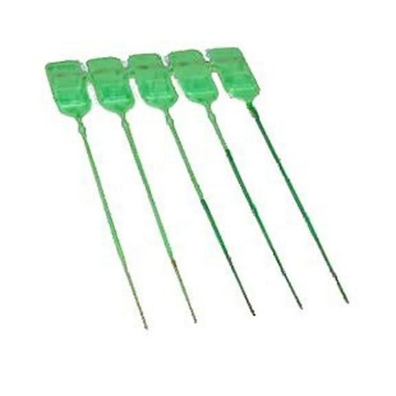 Security Seals - Green 7 1/8 Mini-Jawlock Seal 1000/box