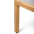 thumbnail image 3 of Armen Living Table Basse de Patio Extérieure en Bois Moderne Naturel, 3 of 4
