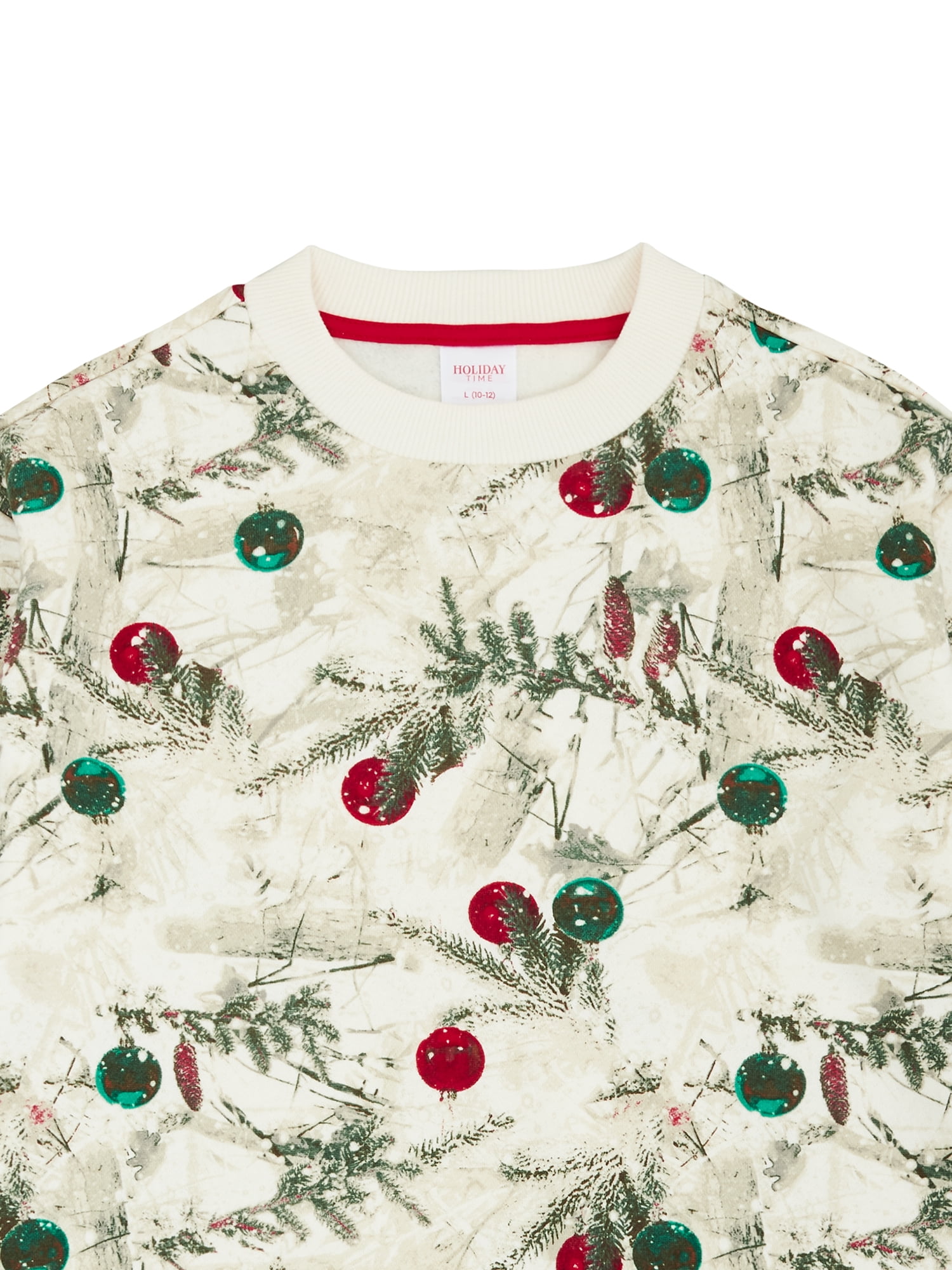 Holiday Time Boys Print Sweatshirt, Sizes 4-18 & Husky