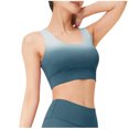 thumbnail image 2 of Women's Sports Bras Gradual Hanging Shockproof Gathering Breathable Sports Bra Wireless Bra Gray L, 2 of 4