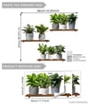 thumbnail image 6 of Flower Pots Wall Decals Wall Stickers Bedroom Living Decor Art Plants Removable murals Peel Stick Green Nursery Home DIY Leaves Kids Leaf Potted Vinyl Classroom Decoration Garden, 6 of 8