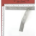 thumbnail image 3 of 5 Yards Plastic Snap Button Polyester Tape Ribbon Hook & Eye Zipper Popper Press Stud Fastener-LIGHT SILVER GREY, 3 of 3