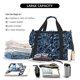 thumbnail image 5 of Fotbe Octopus Bolsa de Viaje con Estampado, Bolsa de Fin de Semana para Mujer con Compartimento para Zapatos, Bolsa de Gimnasio con Bolsillo Húmedo, 5 of 7