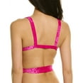 thumbnail image 2 of Versace womens  Medusa 95 Velvet Bikini Top, 3, Pink, 2 of 3