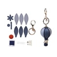 thumbnail image 1 of ZZHZGZ Canada Clearance Sale Hot Air Balloon Leather Keychain Handmade Diy Sewing Kit Craft Project & Idea, 1 of 5