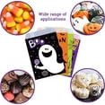 thumbnail image 4 of YANTONG 120Pack Halloween Treat Bags 4 Designs Cartoon Grimace Pumpkin Cat Ghost Spider Pattern Candy Buffet Bags Trick or Treat Paper Gift Bags for Chocolate Cookies Goodies Halloween Party Favor, 4 of 5