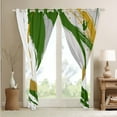 thumbnail image 3 of Grey Beige Grass Green Curtains & Drapes Brush Strokes Oil Painting 30%-50% Blackout Curtains, Gradient Abstract Vintage Curtains Ombre Graffiti Black Out Curtains, Contemporary Modern Window Drapes, 3 of 5