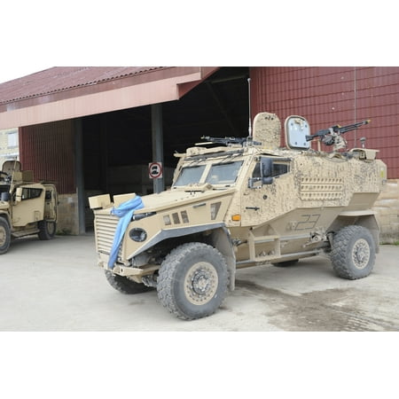 A British Force Protection Ocelot armored patrol vehicle Canvas Art - Andrew ChittockStocktrek Images (17 x 12)