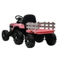 thumbnail image 5 of Resenkos Electric Tractor, 12V Battery Powered Electric Tractor Toy with Remote Control, 3-Gear-Shift, Red, 5 of 13