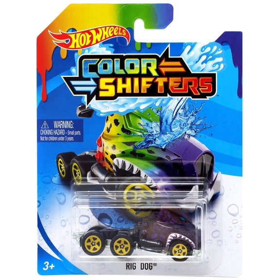 Hot Wheels Color Shifters Rig Dog Die-Cast Car