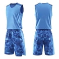 thumbnail image 5 of Baby Boy Outfits Athletic Solid Print Sleeveless Crew Neck Tank Top And Shorts 2 Piece Everyday Wear Baby Boys' Clothing Sets Size 3-4 Years, 5 of 7