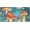Color 3, variant on Blue Mountain Watercolor Gift Rv Vanity Plate Cover with Novelty Car Tag, Aluminum, 12 x 6 Inch
