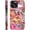 Cute Summer Fruits Pink Collage, variant on Case for iPhone 16 - Slim Fit Anti-Scratch Phone Case for Girl Women - Beachy Collage Aesthetic Turtles Floral (Frosted)
