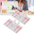 thumbnail image 3 of Border Guide Foot, Auxiliary Function Transparent Material Fine Workmanship Parallel Stitch Presser Foot  For Household Sewing Machines, 3 of 8