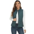 thumbnail image 4 of LK women's vest - Stand Collar Lightweight Padded Gilet for Women (Green-M), 4 of 8
