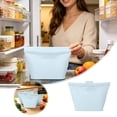 thumbnail image 1 of BotaniNest Support Refermable pour Rangement d'Aliments 1500 ml Portable et Réutilisable pour Micro-Ondes, Convient aux Déjeuners, Pique-Niques et au Camping, 1 of 7