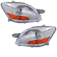 thumbnail image 2 of CAPA For 07-11 Yaris Sedan w/o Sport Front Headlight Headlamp w/o Bulb PAIR SET, 2 of 5