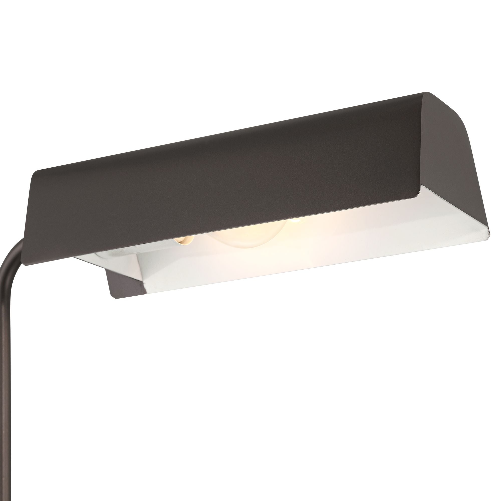 360 Lighting Harris 25 1/2" High Pharmacy Modern Desk Lamp USB Port AC Power Outlet Brown Bronze Finish Metal Home Office Charging