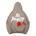 thumbnail image 4 of WILLBEST Sudaderas para Hombre, Pareja, Casual, Deportiva, Bolsillo, Suéter con Capucha y Estampado De Letras Chica, 4 of 4