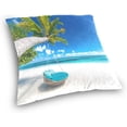 thumbnail image 3 of GZHJMY Throw Pillow Case Decorative Cushion Cover Square Pillowcase, Summer Landscape Nature Tropical Ocean Sea Palm Tee Sofa Bed Pillow Case Cover(20x20inch) Twin Sides Home Decor, 3 of 4