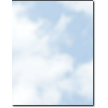 Soft Clouds Letterhead Paper - 80 Sheets