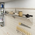 thumbnail image 6 of AmGood 12 in. x 72 in. Stainless Steel Wall Shelf | NSF Certified | Appliance & Equipment Metal Shelving | Kitchen, Restaurant, Garage, Laundry, Utility Room, 6 of 8