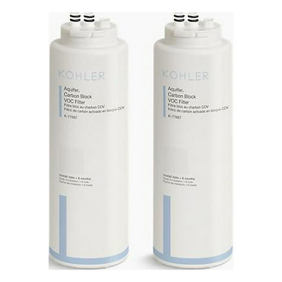 Kohler K-77688-NA Replacement Filter Cartridges - Pack of 2