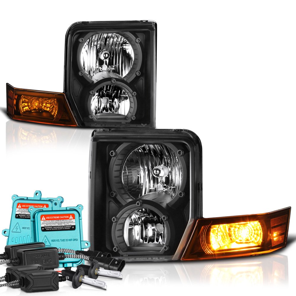 VIPMOTOZ Black Housing OEStyle Headlight Headlamp Assembly For 2006