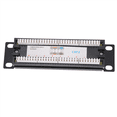 thumbnail image 3 of 4X Support de Panneau de Patch CAT6 8 Ports Réseau 10 Pouces 1U avec Prise RJ45 pour Cadre de Distribution Domestique, 4 x Support de Panneau de Patch CAT6 8 Ports, Noir, 3 of 8