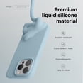 thumbnail image 3 of Funda protectora Elago compatible con iPhone 15 Pro, color azul cielo, 3 of 6