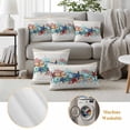thumbnail image 5 of Blue Starfish Beach Outdoor Pillow Covers 24x24 Set of 2,Waterproof Patio Throw Pillowcase Protectors,Summer Coral Conch Coastal Retro Beige Decorative Pillow Shams Cushion Covers for Seat Bed Couch, 5 of 8
