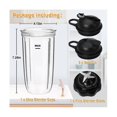 thumbnail image 2 of Lame de Mixeur 24Oz Cup Pro 1000 pour - Combo Pro 1000 et Moteur de Mixeur 1200 1000W Sélectionnable Noir Transparent, 2 of 5