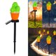 thumbnail image 3 of Lámpara de liquidación de luces solares para jardín al aire libre para decoraciones navideñas de patio Cactus de 3 piezas Baoblaze Luz de estaca de camino, 3 of 8