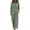 Army Green, variant on Women's Casual 2 Piece Tracksuit Outfits Lapel Long Sleeve Tunic Shirts and Loose Wide Leg Flowy Pants Soft Daily Loungewear Sets White