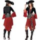 thumbnail image 1 of Disfraz de pirata para mujer, disfraz de Halloween, uniforme de juego, 1 of 4