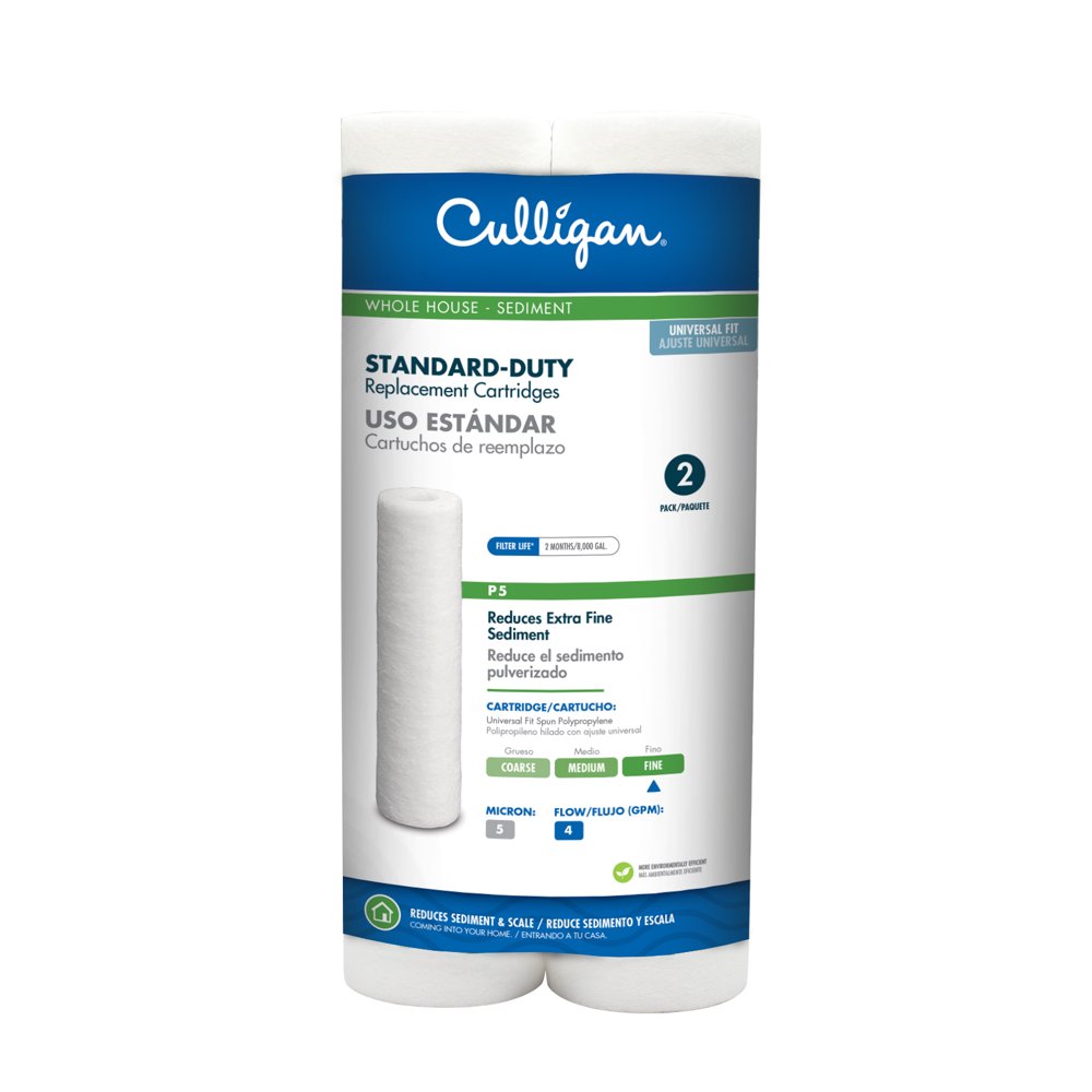 Culligan P5 Sediment Whole Home Water Filter Replacement Cartridge, 2