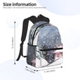 thumbnail image 4 of Picia Watercolor Winter Landscape For Christmas Large Capacity Backpack Classic Style Backpack Casual Backpack Water-Resistant School Work Travel Outdoor Backpack, 4 of 8