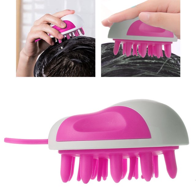 Silicone Brush Shower Massage Brush Light Weight Eco-friendly ANGGREK Shampoo Brush