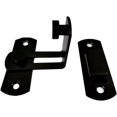 thumbnail image 3 of Cerraduras de uso universal para puertas de ventanas y contraventanas, cerradura de privacidad de instalación sencilla en acero inoxidable negro mate, diseño que ahorra espacio para varios espacios,, 3 of 4