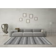 thumbnail image 3 of Ahgly Company Indoor Rectangle Abstract Gray Modern Area Rugs, 2' x 5', 3 of 4