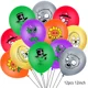thumbnail image 3 of Juego de globos de látex con temática de mineros y zombis, decoración para tartas de PVZ, suministros para fiestas, pancartas de feliz cumpleaños, juguetes para niños, 3 of 5
