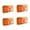 Orange, variant on Wovilon Hangers 4Pc Data Cable Wire Cable Manager Punch-Free Network Cable Routing Mobile Phone Cable Storage Holder