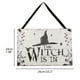 thumbnail image 5 of Decoraciones de Halloween, letrero de madera de bruja de Halloween, placa de madera de bruja, letrero de madera de bruja de Halloween, integración perfecta, 5 of 10